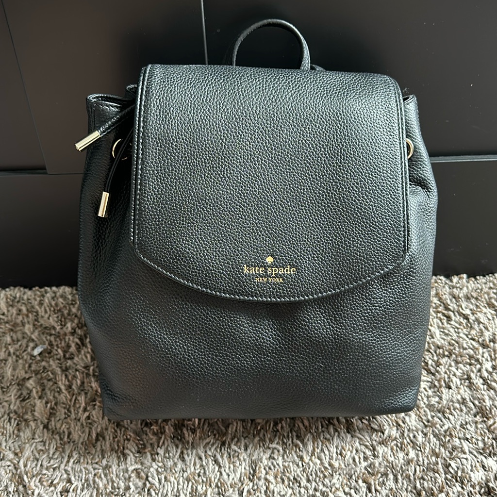 Nwt Kate Spade Black Small Breezy Backpack Bag